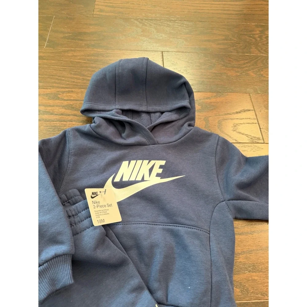Nike Kids 2-Piece Hoodie and Joggers Set Midnight Navy 18M 66L135-U90
